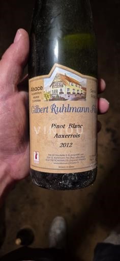 Elsass Gilbert Ruhlmann Fils Pinot Blanc Auxerrois 2012