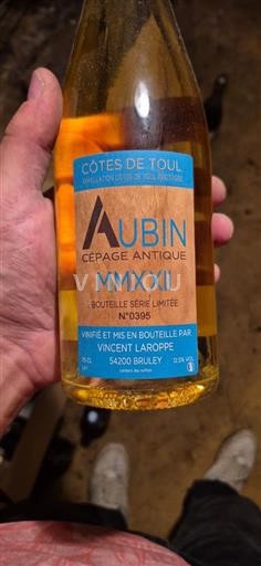 Lorena Côtes-de-toul Vincent Laroppe Aubin Cépage Antique 2022
