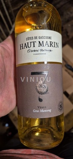 Sudoeste Côtes de Gascogne Haut Marin 7 Vénus Gros Manseng 2022