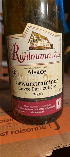 Alsace Ruhlmann Fils Particulière 2020