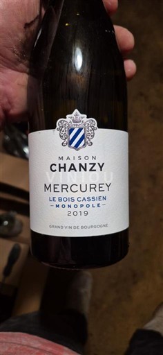 Burgundy Mercurey Maison Chanzy Le Bois Cassien Monopole 2019