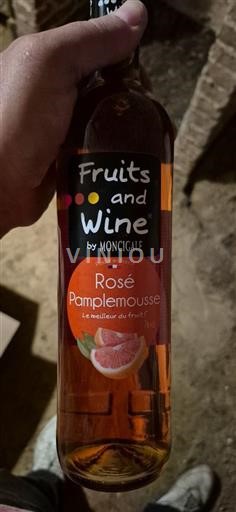 Languedoc Moncigale Fruits and Wine Rosé Pamplemousse Non Millésimé