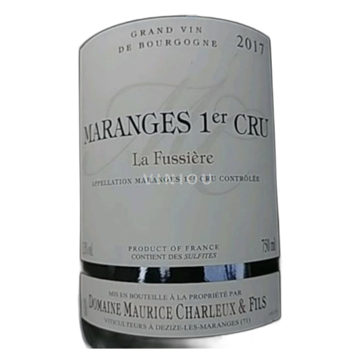 Borgoña Maranges Premier Cru Domaine Maurice Charleux & Fils La Fussière 2017
