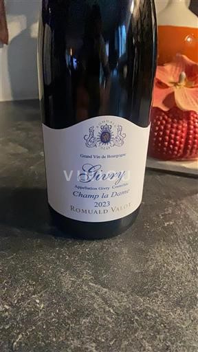 Bourgogne Givry Romuald Valot Champ la Dame 2023