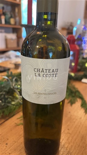 Wijnen Blanc sec Les Pentes Douces Château La Coste 2023 Frankrijk Provence Coteaux-d'aix-en-provence AOC