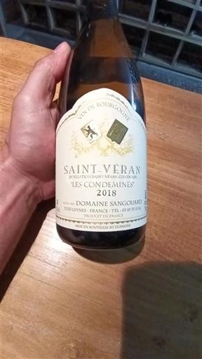 Borgogna Saint-Véran Domaine Sangouard Les Condemines 2018