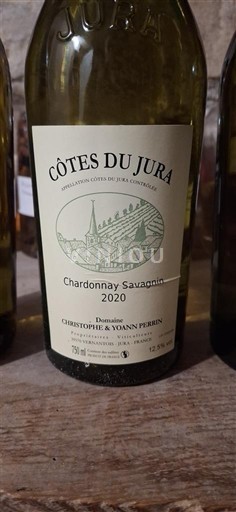 Jura Côtes-du-jura Domaine Christophe & Yoann Perrin Chardonnay Savagnin 2020