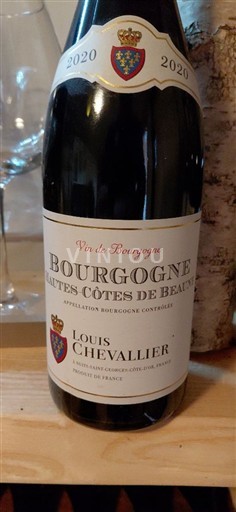 Bourgogne Hautes Côtes de beaune Louis Chevallier 2020