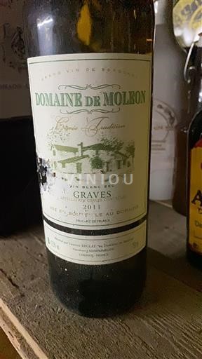 Bordeaux Graves Domaine Molon 2011