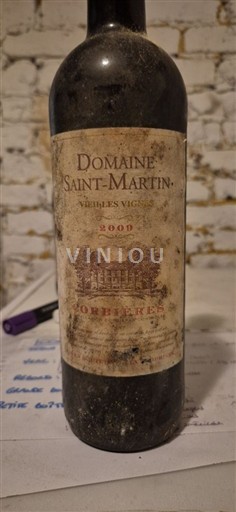 Languedoc Corbières Domaine Saint-Martin Vieilles Vignes 2009
