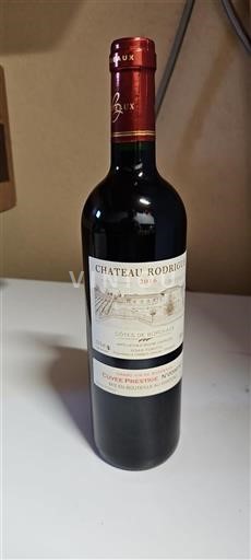 Bordeaux Côtes-de-Bordeaux Château Rodrigue Prestige 2016