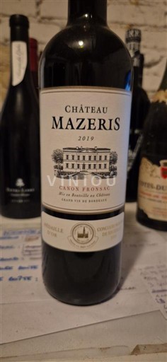 Bordeaux Canon-Fronsac Château Mazéris 2019