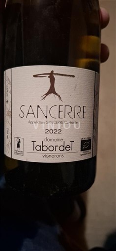 Vallée de la Loire Sancerre Domaine Tabordet 2022
