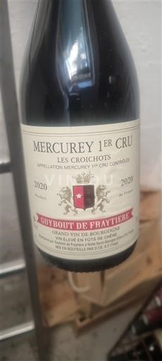 Bourgogne Ikke specificeret Premier Cru Guyot de Fraytere Les Croichots 2020