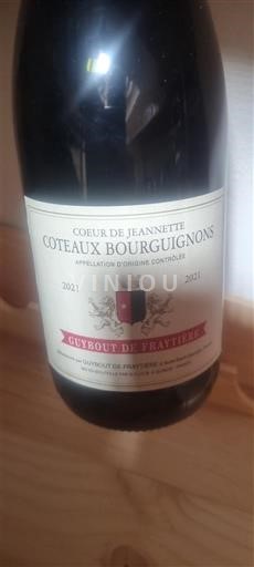 Borgoña Coteaux de Borgoña Guyot de Fraytte Coeur de Jeannette 2021