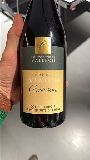 Valle del Ródano Côtes del Ródano Les Vignerons de Valléon Réserve Brézème 2022