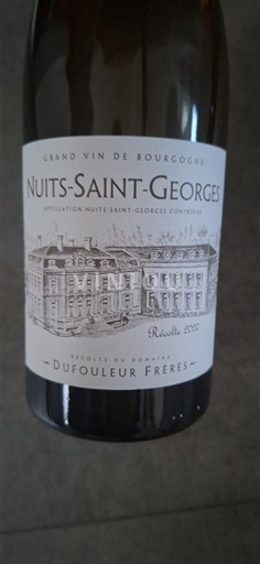 Burgundi Nuits-saint-georges Dufouleur Frères 2020