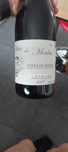 Thung lũng Rhône Côtes-du-rhône Cellier du Moulas 2022