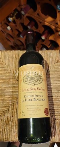 Bordeaux Lussac-saint-émilion Château Bonnin La Fleur Blanchon 2010