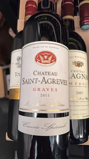 Bordeaux Graves Château Saint-Agreves Spéciale 2011