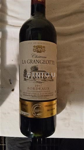 Bordeaux Château La Grangeotte 2017