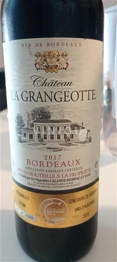 Bordeaux Château La Grangeotte 2017