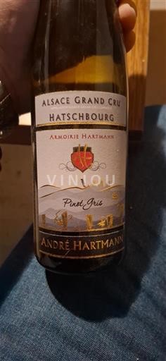 Alsace Pinot grigio Grand Cru André Hartmann Armoirie Hartmann 2022