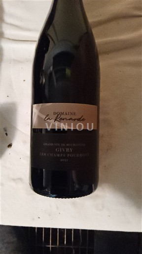 Bourgogne Givry Domaine La Renarde Les Champs Pourrots 2021