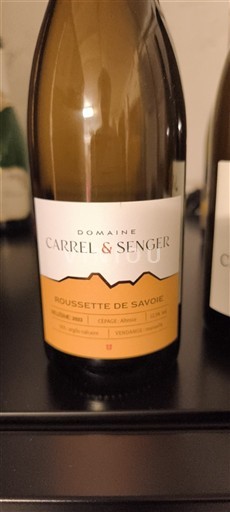 Saboya y Bugey Roussette de Saboya Domaine Carrel & Senger 2022