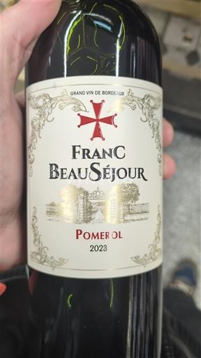 Bordeaux Pomerol Franc BeauSéjour 2023
