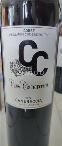 Corse Clos Canereccia 2022