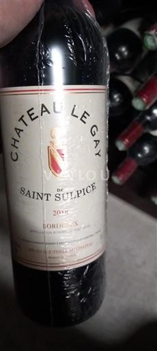 Bordeaux Château Le Gay de Saint Sulpice 2019