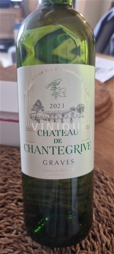 Bordeaux Graves Château Chantegrive 2023