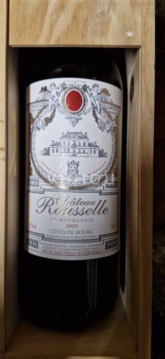 Burdeos Côtes-de-bourg Château Rousseille 2009
