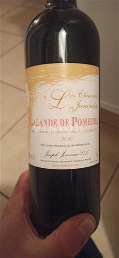 Bordeaux Lalande-de-pomerol Joseph Janoueix Les Charmes 2020