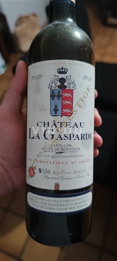 Bordeaux Castillon-côtes-de-bordeaux Château La Gasparde Prestige 2012
