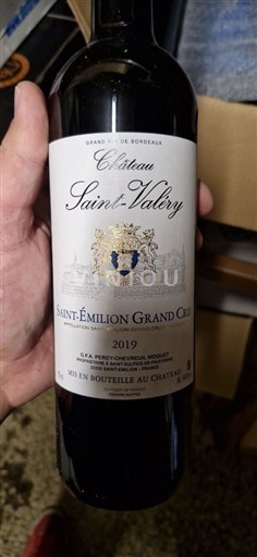 Bordeaux Saint-Émilion Grand Cru Grand Cru Château Saint-Valéry 2019