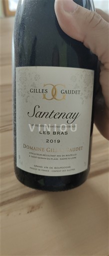 Borgoña Santenay Domaine Gilles Gaudet Les Bras 2019