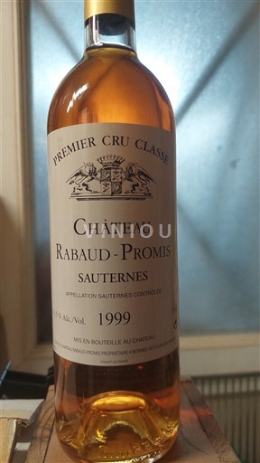 Bordéus Sauternes Premier Cru Château Rabaud-Promis 1999