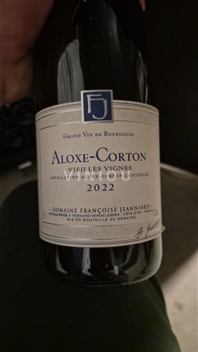 Burgund Aloxe-Corton Domaine Françoise Jeanniard Vieilles Vignes 2022