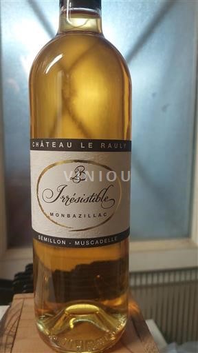 South West Monbazillac Château Le Rauly B Irrésistible 2013
