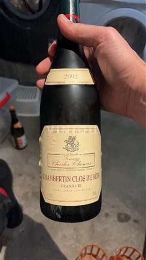 Borgogna Chambertin-Clos-de-Bèze Grand Cru Charles Thomas 2002