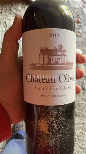 Bordeaux Pessac-Léognan Grand Cru Château Olivier 2012