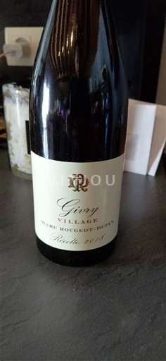 Bourgogne Givry Marc Rougeot-Dupin 2018