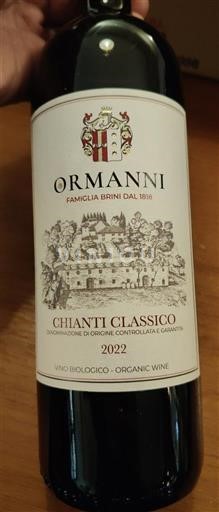 Toscana Chianti Classico Ormanni 2022