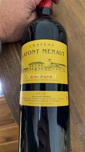 Bordeaux Pessac-Léognan Château Lafont Menaut 2013