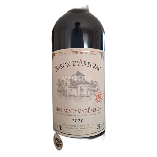 Bordeaux Montagne-saint-émilion Baron Arterac 2020