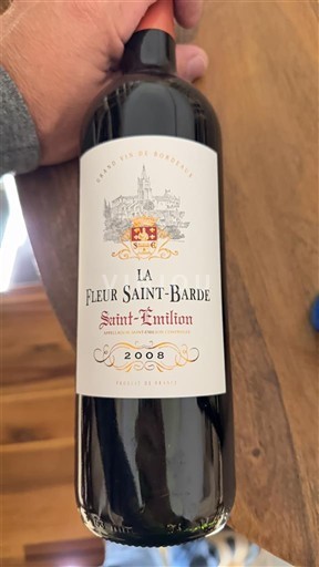 Bordeaux Saint-Émilion La Fleur Saint-Barde 2008