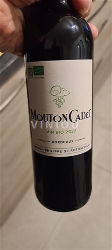 Burdeos Bordeaux Baron Philippe de Rothschild Mouton Cadet Vin Bio 2022