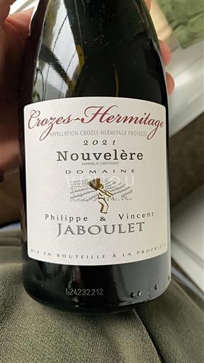 Thung lũng Rhône Crozes-hermitage Philippe & Vincent Jaboulet Nouvelère 2021